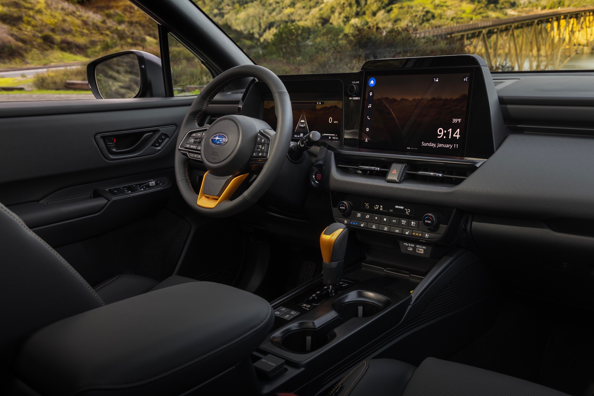 Interior of the 2026 Subaru Outback Wilderness